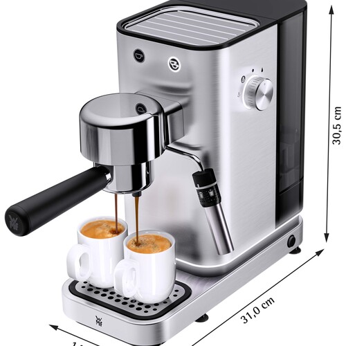 Lumero espressomaskin med innebygd damp- og melkedyse 2 programmer 