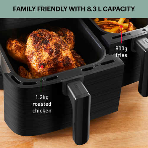 Dual Easy Fry – Air fryer – 8,3 liter