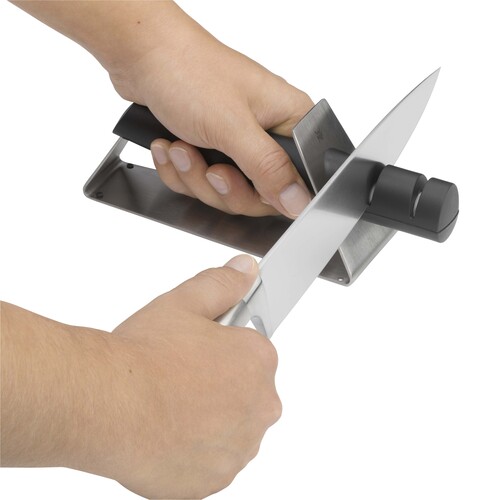 Knivsliper - 2 slipe-trinn (grov/fin), for kniver med rette blader 