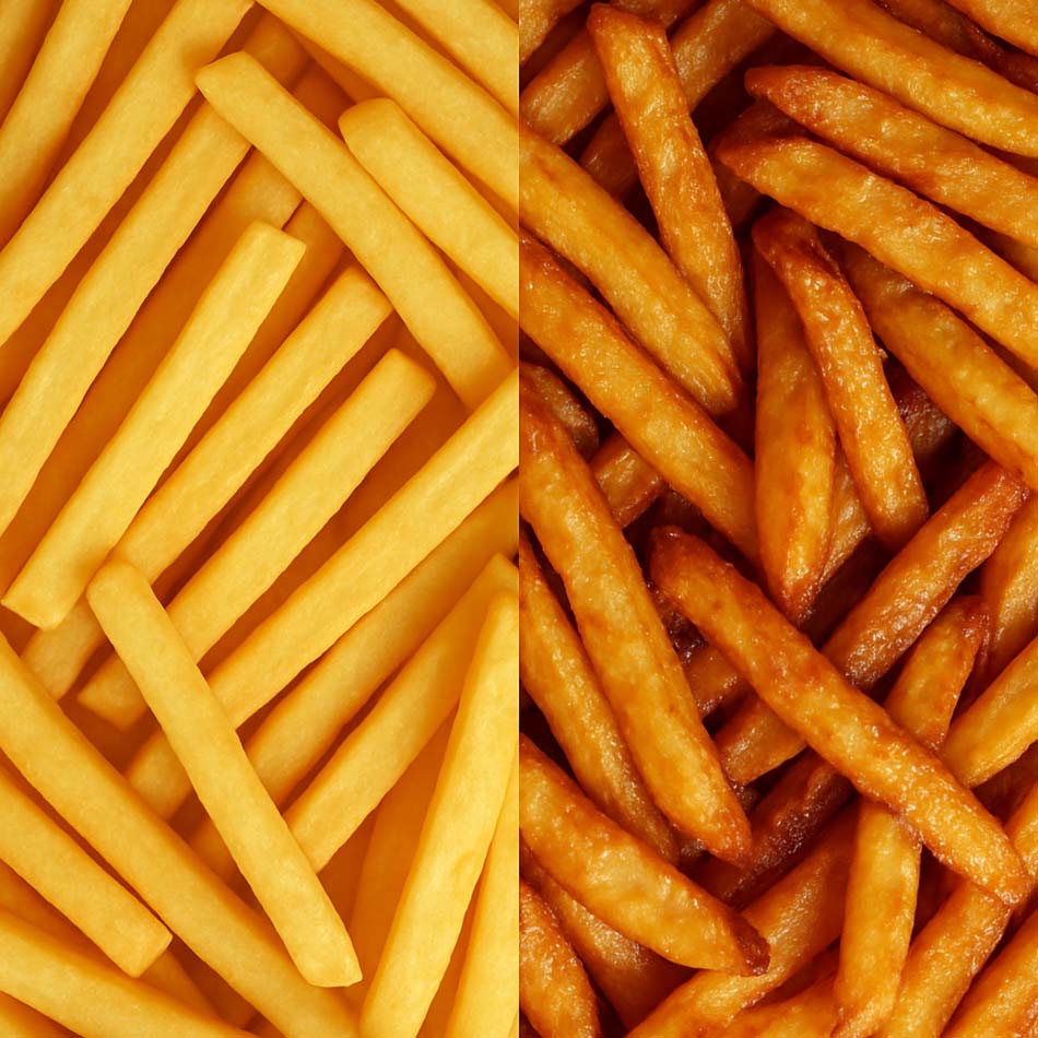 Ekstra sprø med sprø finishfunksjon