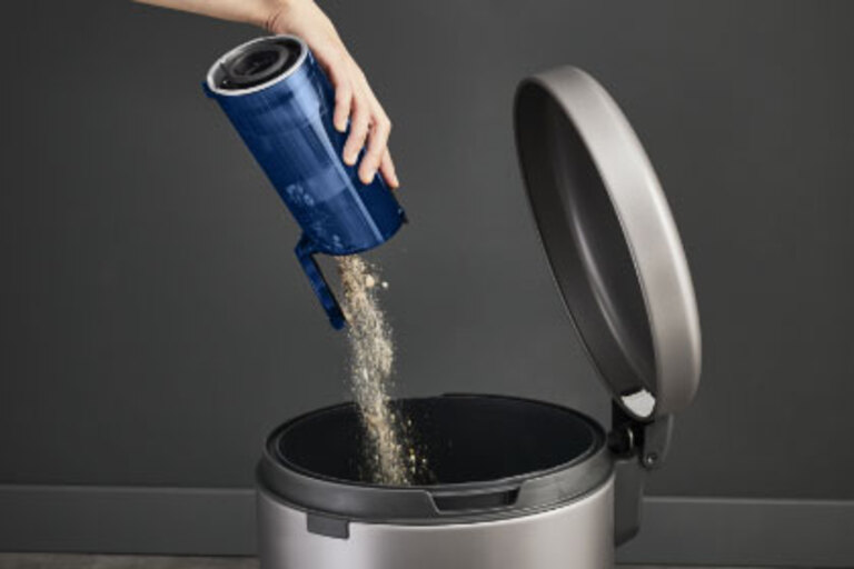 Støvbeholderen har kapasitet på 0,44 liter - 