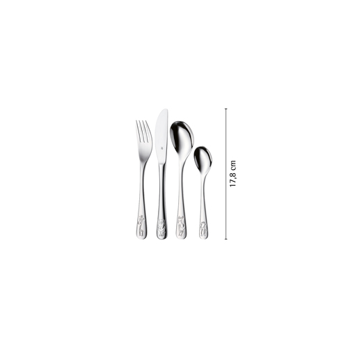 Safari barnebestikk 4 deler, rustfritt stål 18/10 Cromargan® 
