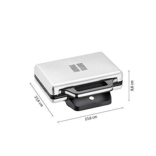 Lono sandwichgrill med non-stick, rustfritt stål Cromargan® 