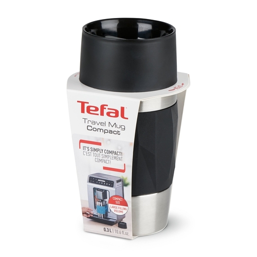 Travel Mug Compact Termokopp 0,3 l Svart 