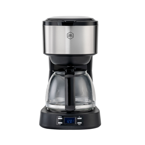 Equinox kaffetrakter svart/sølv timerfunksjon