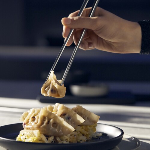 Nuova chopsticks, spisepinner – 4 deler, rustfritt stål Cromargan® 