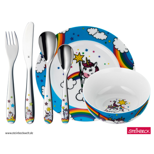 Unicorn barnebestikk 6 deler, rustfritt stål 18/10 Cromargan® 