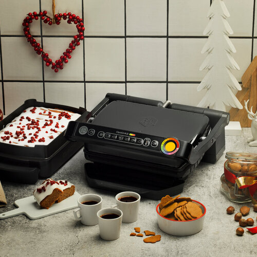 Optigrill+ Snacking bordgrill svart bake