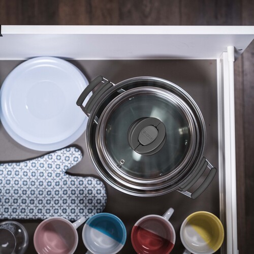 Tefal Opti'space 6 pcs set Grey
