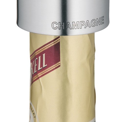 Clever & More  champagneforsegler i rustfritt stål, Cromargan® 