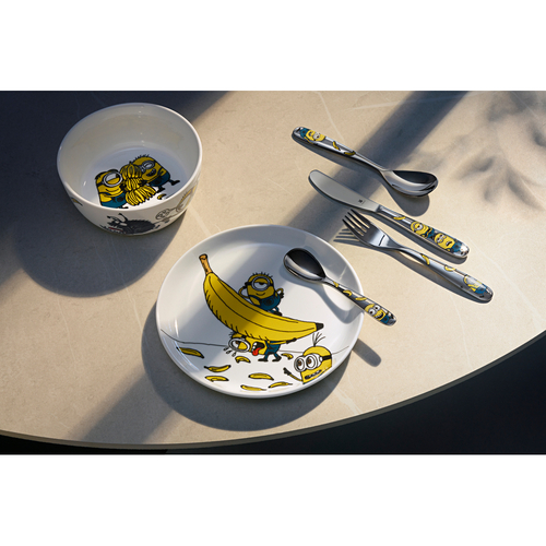 Minions barnebestikk 6 deler, rustfritt stål