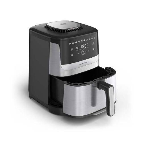 Easy Fry Silence-air fryer 5L rustfritt stål 