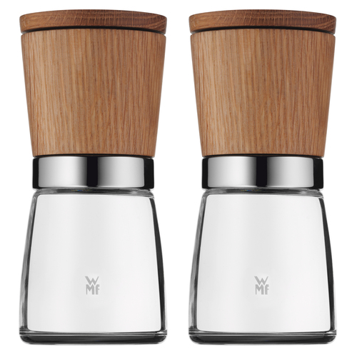Ceramill Nature salt- og pepperkvern ,glass/tre 2 stk 