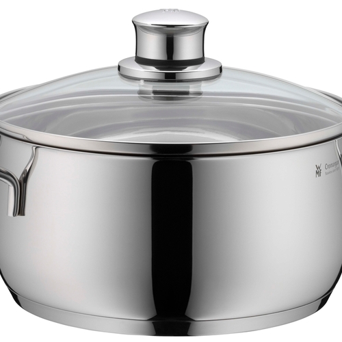 Diadem Plus gryte lav 20 cm /3 L med lokk, stål Cromargan 