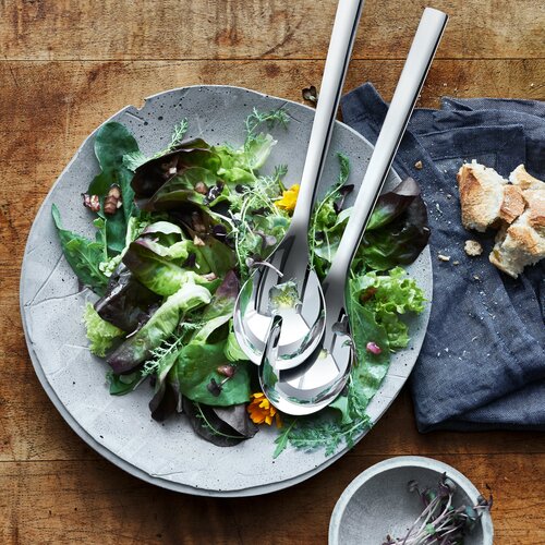 Nuova salatbestikk 30 cm – 2 deler, rustfritt stål Cromargan® 
