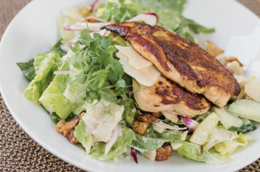 Caesarsalat med grillet kylling