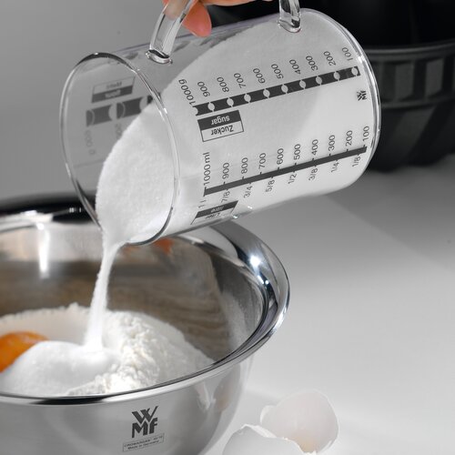 Gourmet målebeger i glass, varmebestandig opptil 100 °C 